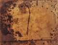 old metal iron rust texture. Structure background. Royalty Free Stock Photo