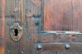 Old metal keyhole