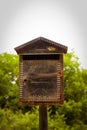 Old metal mail box Royalty Free Stock Photo