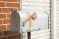 Old metal mail box Royalty Free Stock Photo