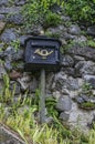Old metal mailbox
