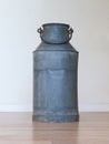 Old metal milk can Royalty Free Stock Photo