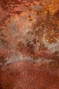 Old Metal Rusted Grunge Background. Corrosion Oxidized Iron Texture Surface. Royalty Free Stock Photo