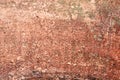 Old metal rusty texture.  Abstract brown grunge iron background Royalty Free Stock Photo