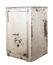 Old metal safe, fireproof document cabinet