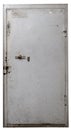 Old metal safe, fireproof document cabinet