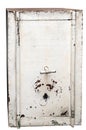 Old metal safe, fireproof document cabinet