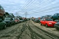 Old Metal on Scrapyard Royalty Free Stock Photo