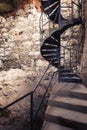Old metal staircase Royalty Free Stock Photo