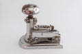 Old metal stapler Royalty Free Stock Photo