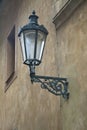 Old metal street lamp