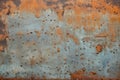 old metal surface with fresh rust spots