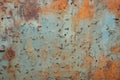 old metal surface with fresh rust spots