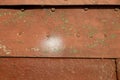 Old metal surface painted Royalty Free Stock Photo