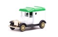 Old metal toy car Royalty Free Stock Photo