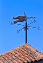 Old metal weather vane