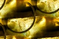 Old metal, wire ring abstract Royalty Free Stock Photo