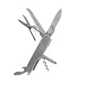 Old metalic pocket knife Royalty Free Stock Photo