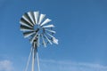 Old metallic windpump Royalty Free Stock Photo