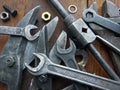 Old metalwork tools workshop Royalty Free Stock Photo