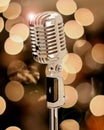 Old microphone Royalty Free Stock Photo