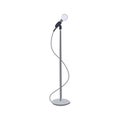 old microphone stand cartoon vector illustration
