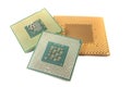 Old microprocessors Royalty Free Stock Photo