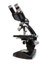 Old microscope Royalty Free Stock Photo