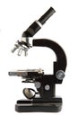 Old microscope Royalty Free Stock Photo