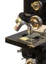 Old Microscope Royalty Free Stock Photo