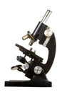 Old microscope Royalty Free Stock Photo