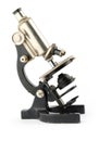 Old microscope Royalty Free Stock Photo