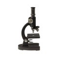 Old microscope black