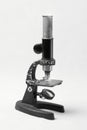 Old microscope for inspection and analysis of defects.