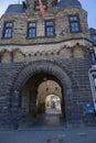 old middle age City Gate in Andernach Royalty Free Stock Photo