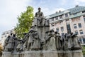 MihÃÂ¡ly VÃÂ¶rÃÂ¶smarty statue, Budapest, Hungary