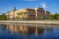 The old Mikhailovsky (Engineering) Castle in the early morning, St. Petersburg