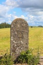 Old milestone Royalty Free Stock Photo