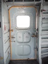 Old military aircraft door