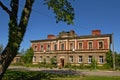 Old military building in Karosta, former Soviet base in Liepaja, Latvia