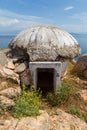 Old military bunker in Lin village, Albania. Royalty Free Stock Photo