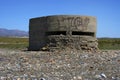 old military bunker from the Spanish Civil War, old bunker of the spanish civil war Royalty Free Stock Photo