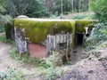 WEGIERSKA GORKA POLAND-Old military bunker Waligora of world war II