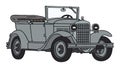 Old military car Royalty Free Stock Photo