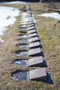 Old military cemetery in Lappeenranta.