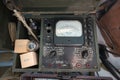 A military electronic device, it is a multimeter tester with an indicator needle