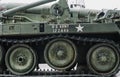 Old military equipment destroyed in battles and wars. Tanks as a murder weaponn