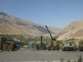 Old military equipment in Panjshir valley.