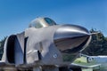 Old military fighter aircraft Royalty Free Stock Photo