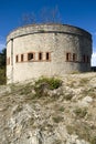 The old military fortification in Alps Royalty Free Stock Photo